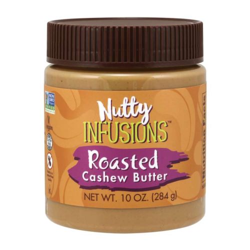 Nutty Infusions Roasted Cashew Butter 10 Oz by Now Foods