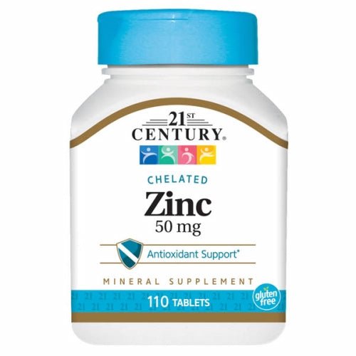 Zinc 110 Tabs by 21st Century