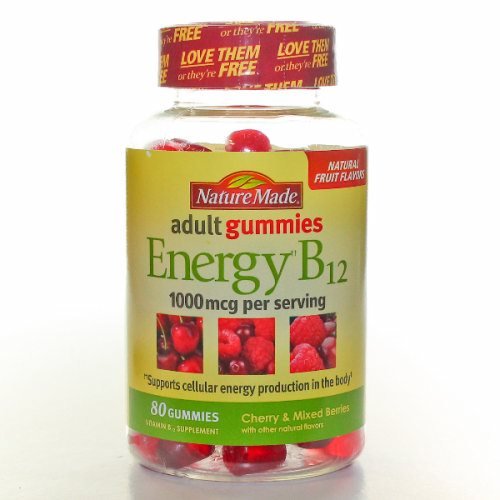 Vitamin B12 Adult Gummies 80 Tabs by Nature Made