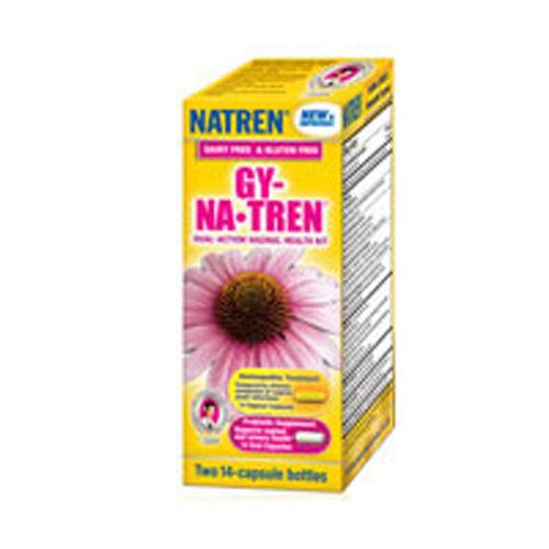Natren Gy-Natren Vaginal Health Solution Kit - Two of 14 capsule bottles