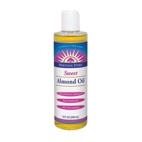 Heritage Products Sweet Almond Oil - 8 Oz