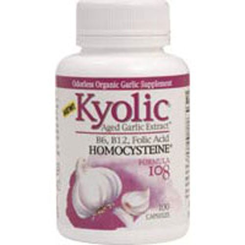 Kyolic Kyolic Homocysteine Formula 108 - Folic B6 B12 , 100 Cap