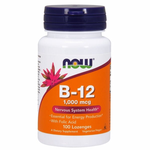 Vitamin B-12 100 Lozenges by Now Foods