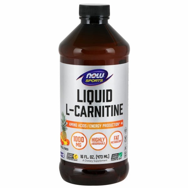 Now Foods L-Carnitine - Liquid Tropical Punch 16 OZ