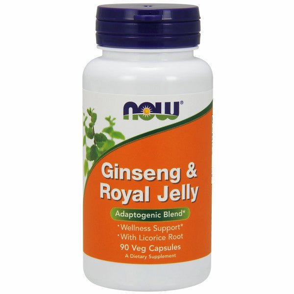 Now Foods Ginseng & Royal Jelly - 90 Caps