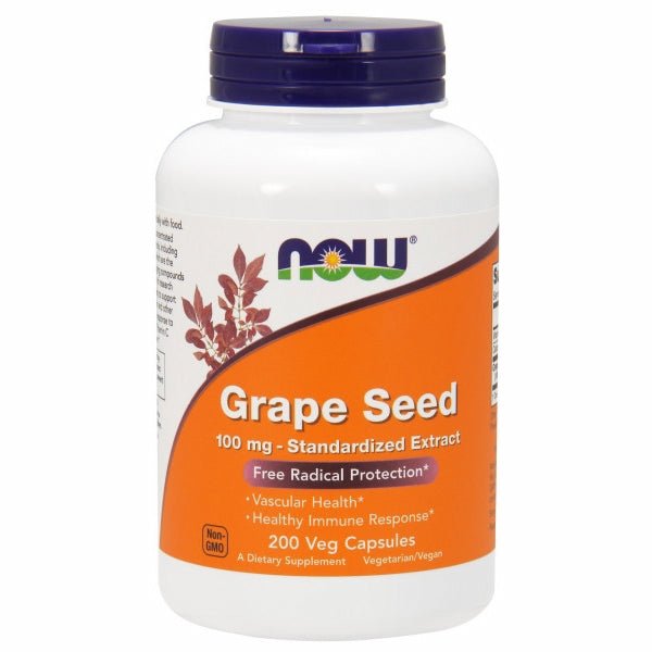 Now Foods Grape Seed - 200 Caps