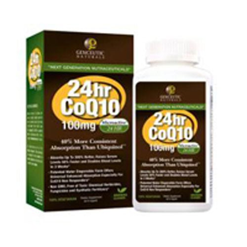 Genceutic Naturals Nano CoQ10 24 Hour - 60vcaps