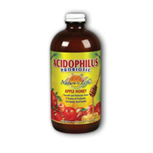 Nature's Life Soy Based Acidophilus Liquid - Honey Apple 16 oz
