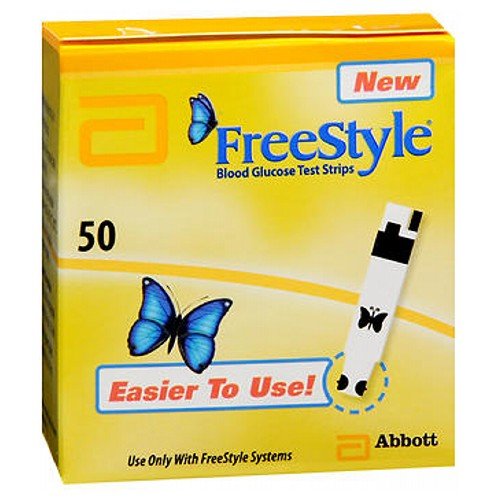Freestyle Freestyle Blood Glucose Test Strips - 50 each